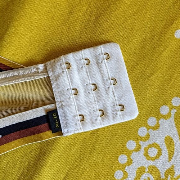 Underargument set no. 10 ivory mesh longline bra and highwaisted briefs - Picture 9 of 11